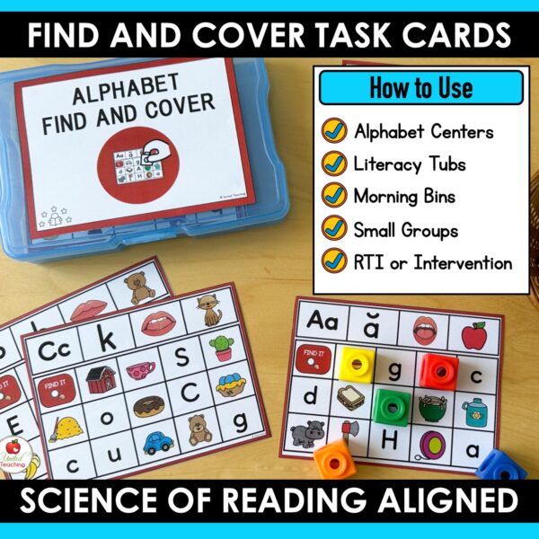 Alphabet Find and Cover Task Cards - Image 3