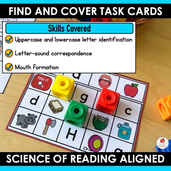 Alphabet Find and Cover Task Cards - Image 4