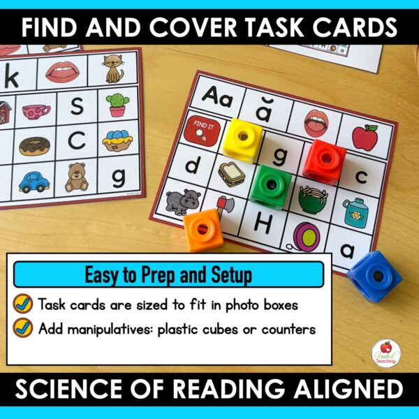 Alphabet Find and Cover Task Cards - Image 5