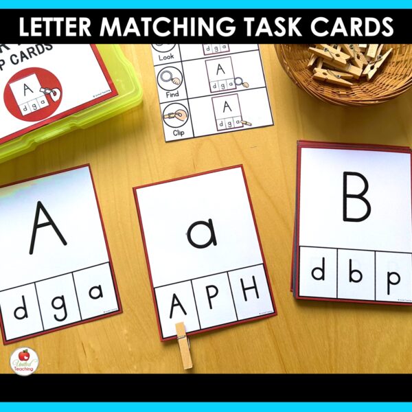 Letter Matching Alphabet Clip Cards - Image 8