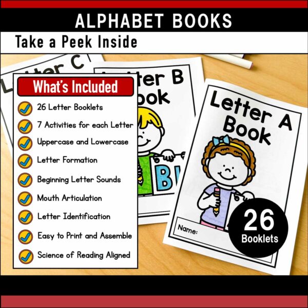 Alphabet Books Bundle What's Included