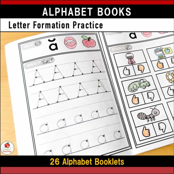 Alphabet Books Bundle Letter Tracing