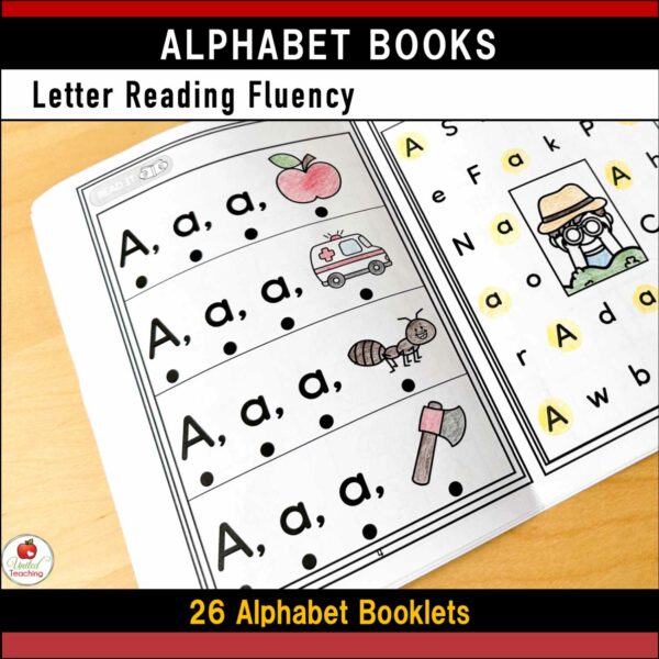 Alphabet Books Bundle Letter Sound Reading Fluency