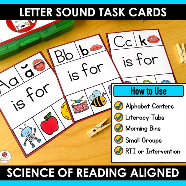Alphabet Letter Sound Clip Cards - Image 3