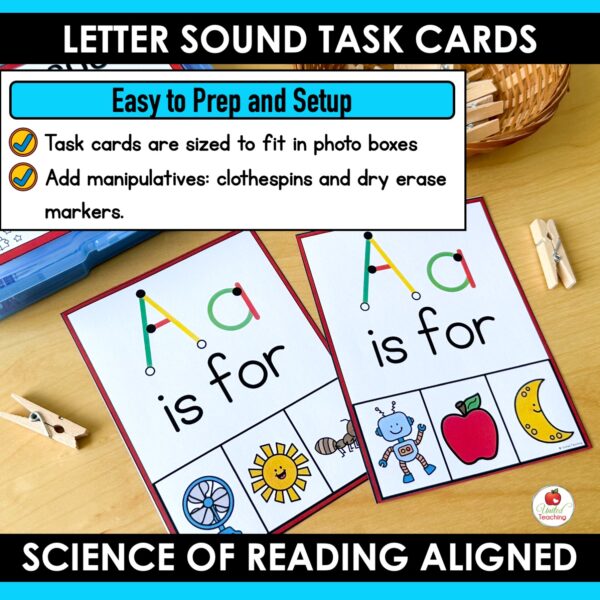 Alphabet Letter Sound Clip Cards - Image 5