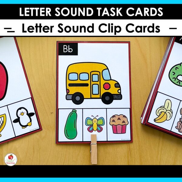 Alphabet Letter Sound Clip Cards - Image 7