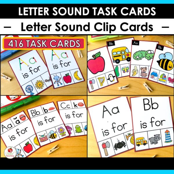 Alphabet Letter Sound Clip Cards - Image 10