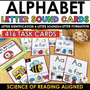 Alphabet Letter Sound Clip Cards