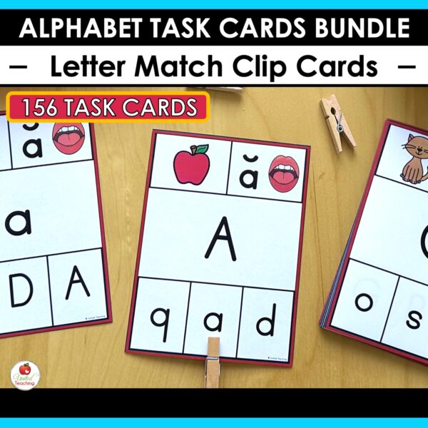 Alphabet Task Cards Bundle - Image 9