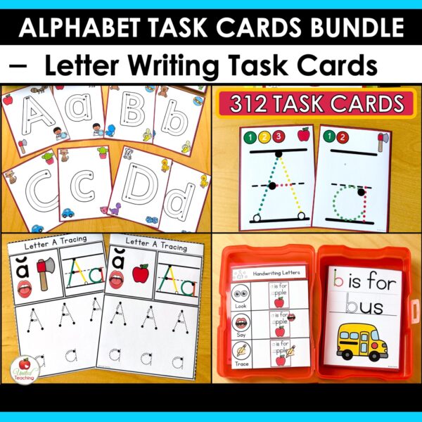 Alphabet Task Cards Bundle - Image 10