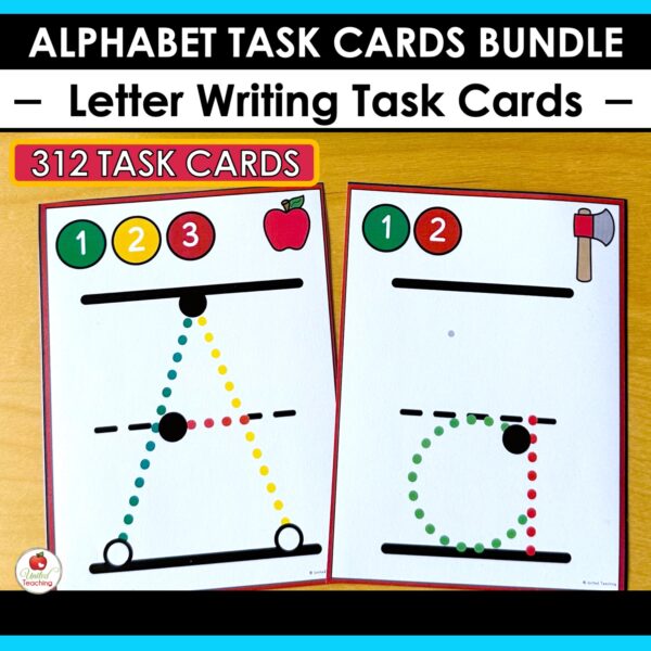 Alphabet Task Cards Bundle - Image 12