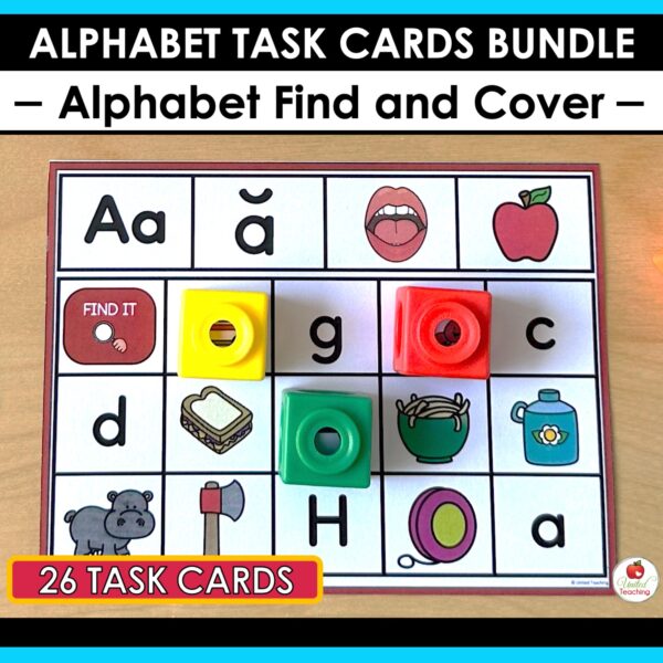 Alphabet Task Cards Bundle - Image 13