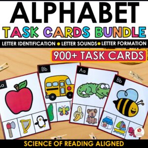 Alphabet Task Cards Bundle