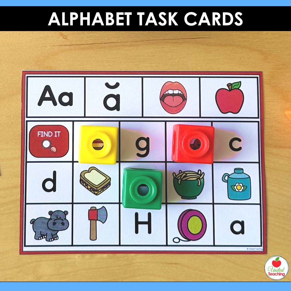 Alphabet Letter Task Cards