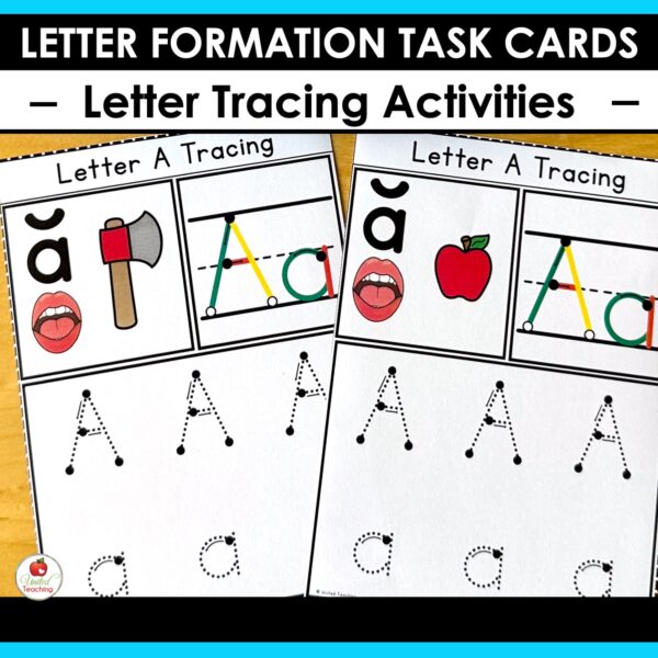 Alphabet Letter Tracing Task Cards - Image 9
