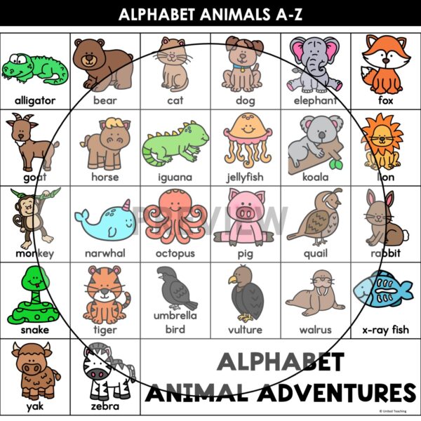 Alphabet Animal Adventures Bundle: 1600+ Pages of Alphabet Activities and Letter Printables - Image 10