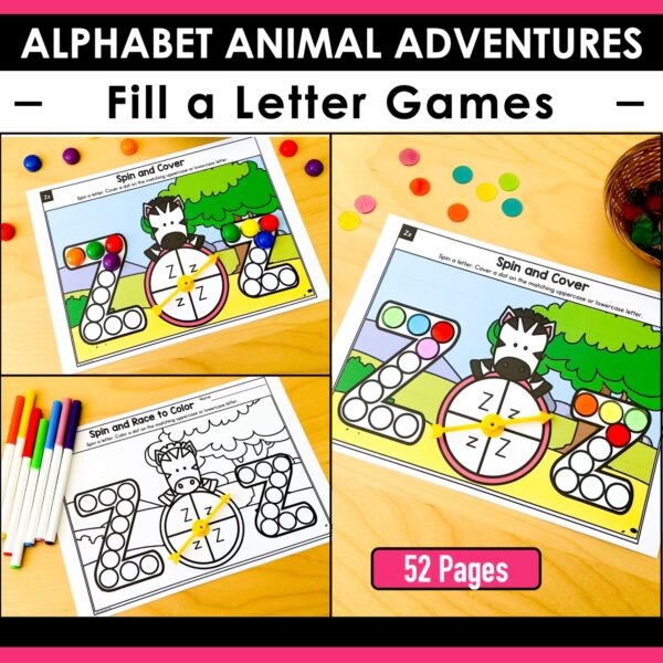 Alphabet Animal Adventures Bundle: 1600+ Pages of Alphabet Activities and Letter Printables - Image 15