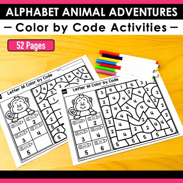 Alphabet Animal Adventures Bundle: 1600+ Pages of Alphabet Activities and Letter Printables - Image 27