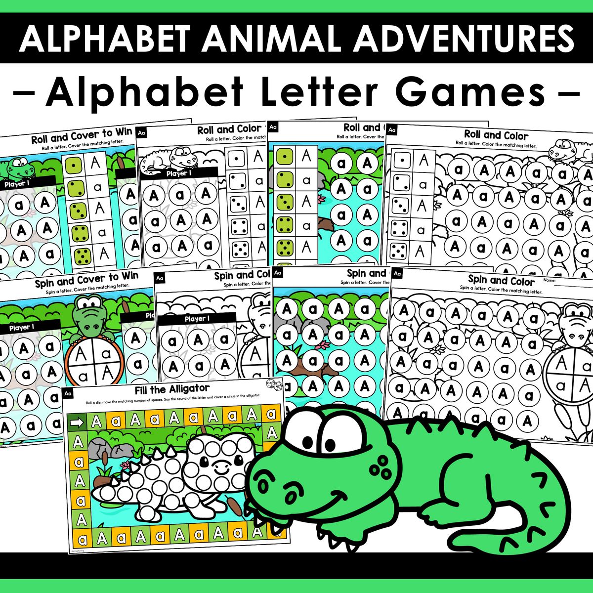 Alphabet Animal Adventures Letter A Games