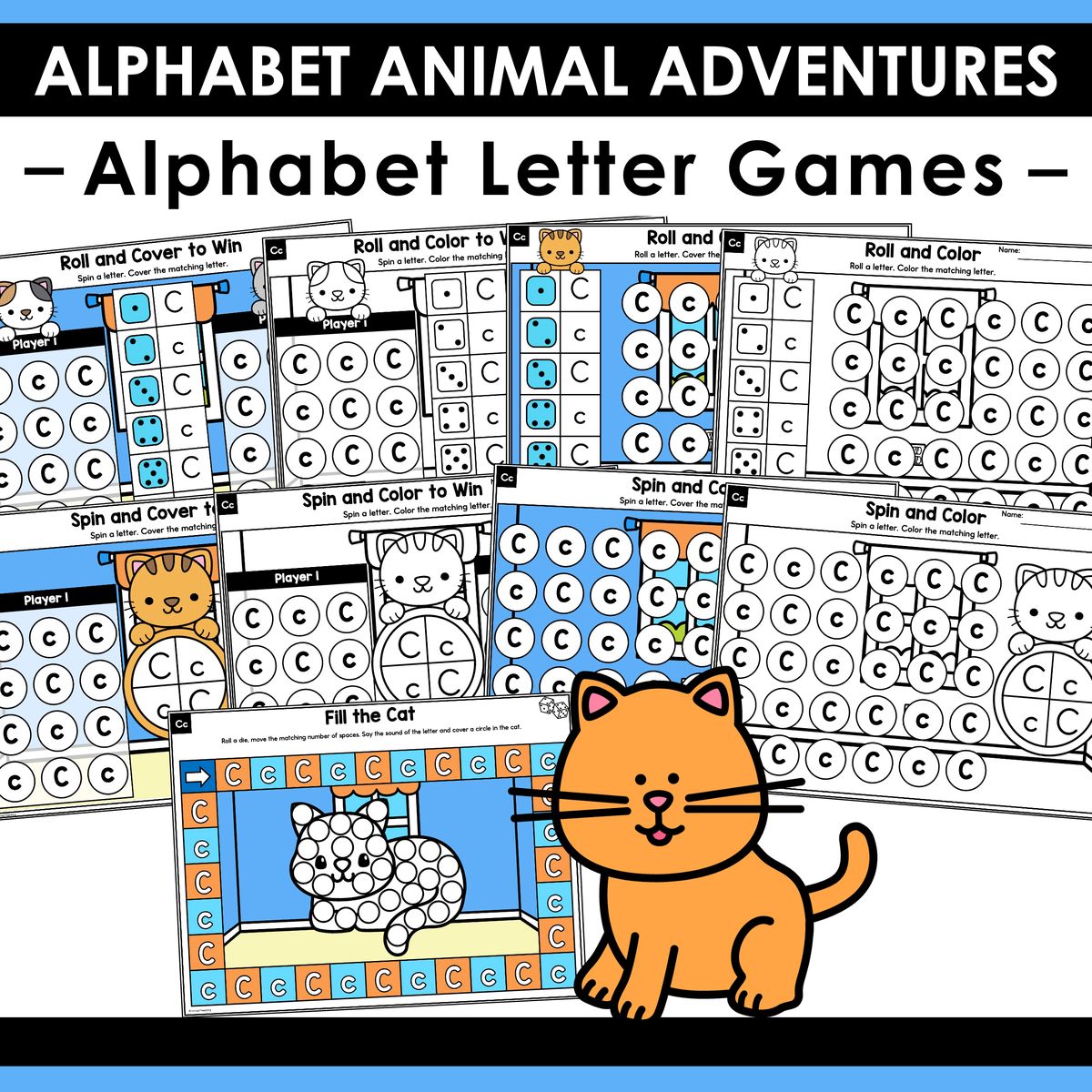 Alphabet Animal Adventures Letter C Games