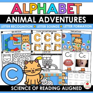 Alphabet Animal Adventures Letter C packet