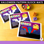 Halloween Pattern Block Mats Packet - United Teaching
