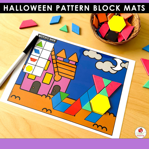 Halloween Pattern Block Mats Packet - Image 10
