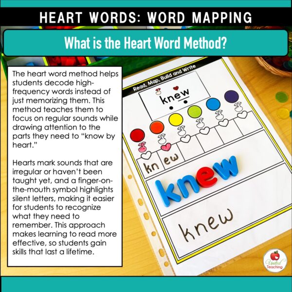 Heart Word Mapping Mats and Cards - Image 2