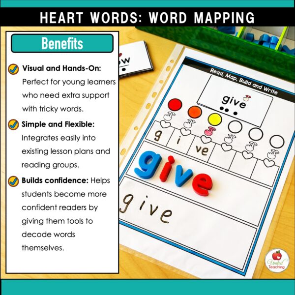 Heart Word Mapping Mats and Cards - Image 4