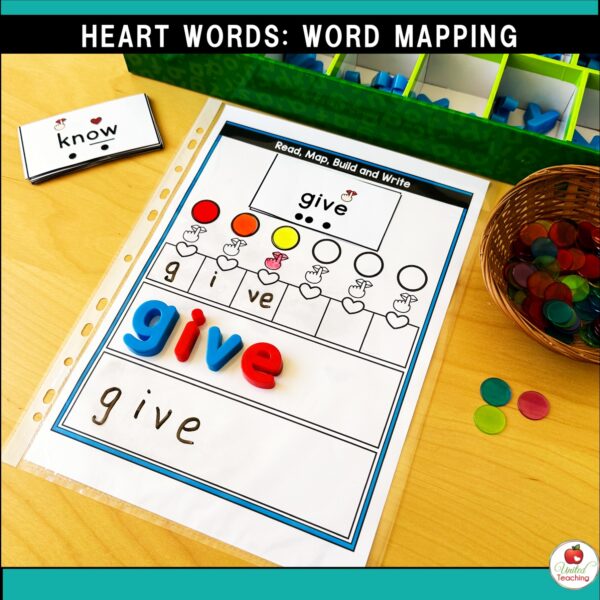Heart Word Mapping Mats and Cards - Image 8