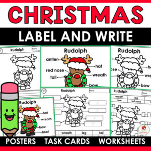 Christmas Label and Write Activities