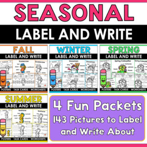 Label and Write Seasonal Bundle