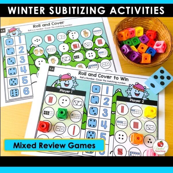 Subitizing Activities Winter Math Bundle - Image 10