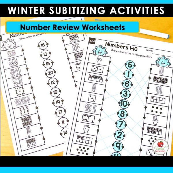 Subitizing Activities Winter Math Bundle - Image 18