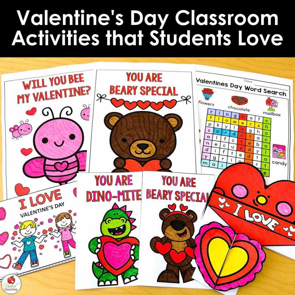Collection of Valentine's Day Classroom Activities that Students Love