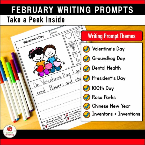 February Writing Prompts Packet - Image 4