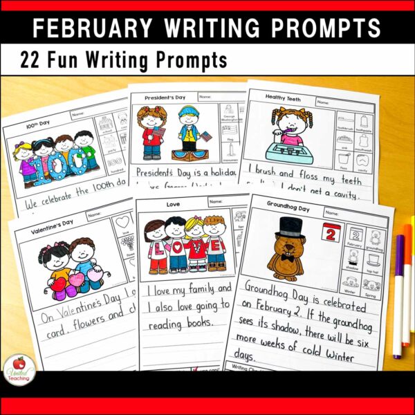 February Writing Prompts Packet - Image 5