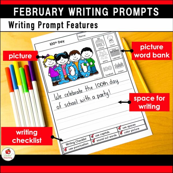 February Writing Prompts Packet - Image 6