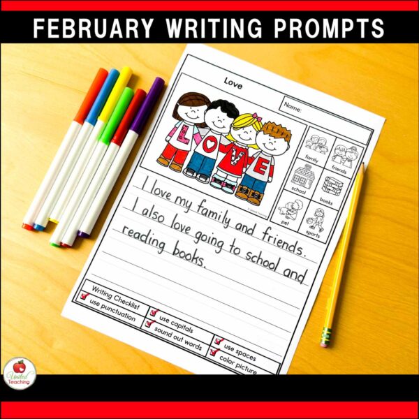 February Writing Prompts Packet - Image 10