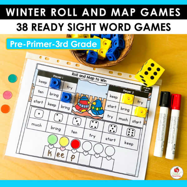 Winter Roll and Map Sight Word Games - Image 5