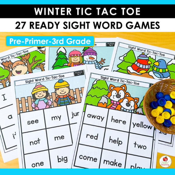 Winter Tic Tac Toe Sight Word Games - Image 7
