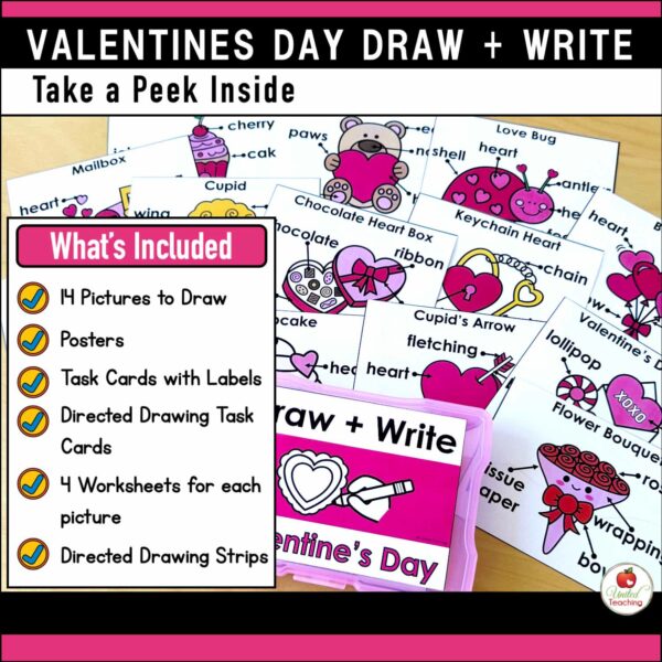 Valentine's Day Draw and Write Packet - Image 2