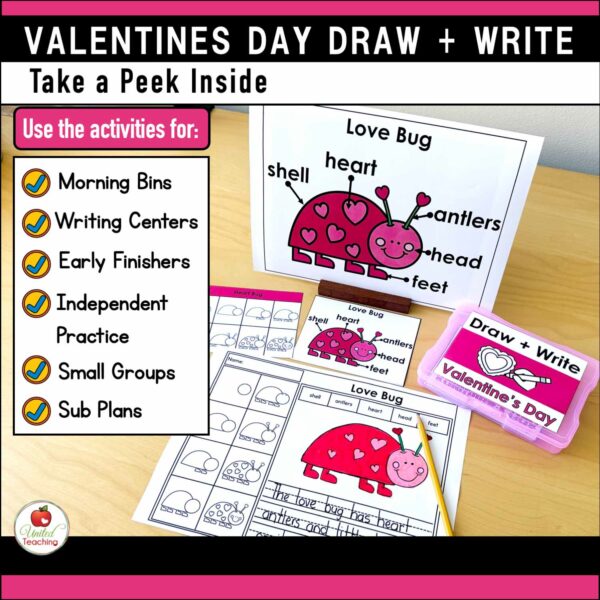 Valentine's Day Draw and Write Packet - Image 3