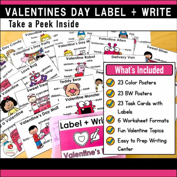 Valentine's Day Label and Write Packet - Image 2
