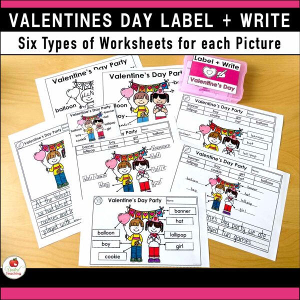 Valentine's Day Label and Write Packet - Image 7