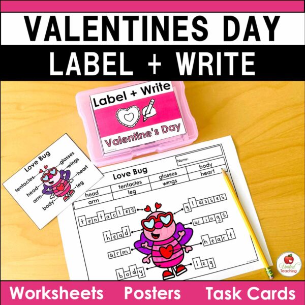 Valentine's Day Label and Write Packet