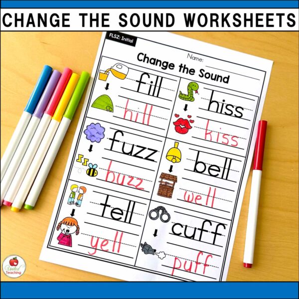 Change the Sound Worksheets Packet - Image 8