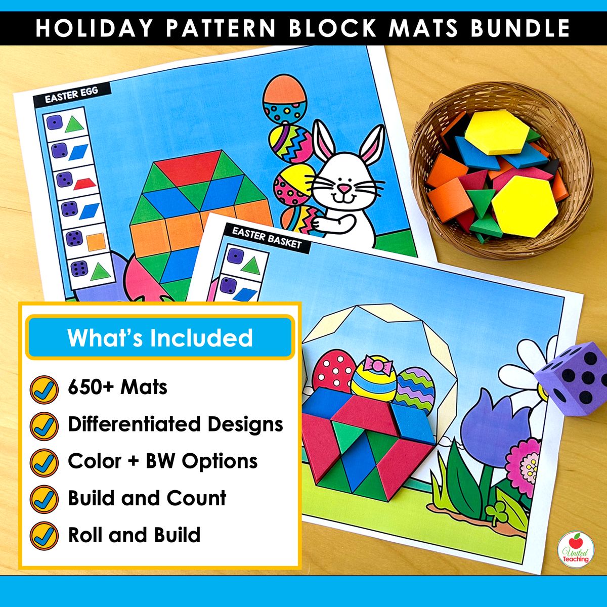Pattern Block Mats Holiday Bundle - Image 2