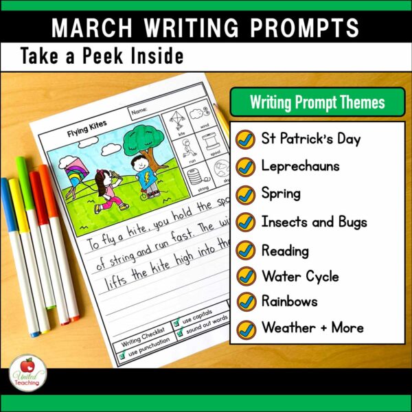 March Writing Prompts Packet - Image 4