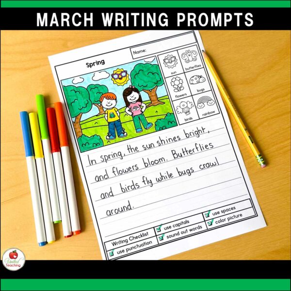 March Writing Prompts Packet - Image 9